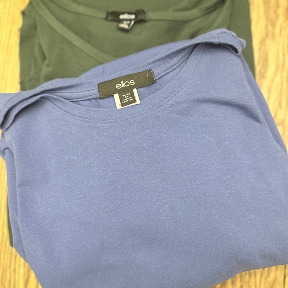 ellos set of 2 Plus Size Blue and Green Dresses - Picture 1 of 14